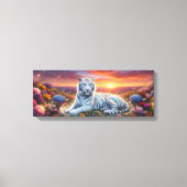 Schöner Weißer Tiger Leinwanddruck (Vorderseite)