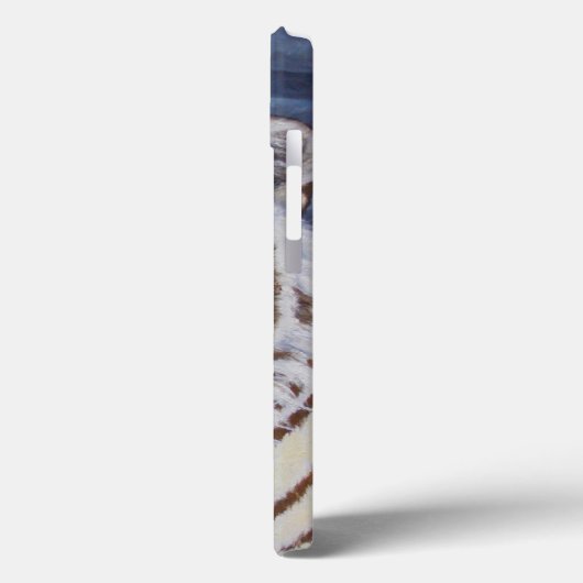 Schöner weißer Tiger mit kristallblauen Augen Case-Mate iPhone Hülle (Rückseite / Links)