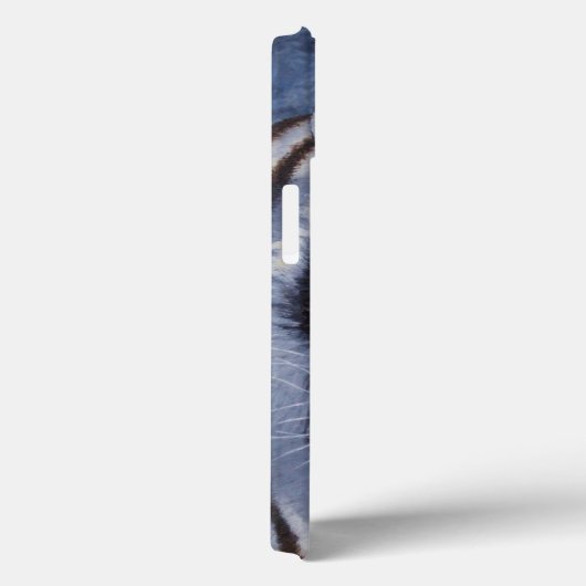 Schöner weißer Tiger mit kristallblauen Augen Case-Mate iPhone Hülle (Rückseite / Rechts)