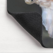 Schöner Weißsiameer Betta Fighting Fish Mousepad (Ecke)