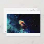 Schöner Weltraumnebel Postkarte (Vorne/Hinten)