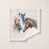 Schöner Western Boho Style Badhandtuch Set (Waschlappen)