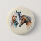 Schöner Western Boho Style Button (Vorderseite)
