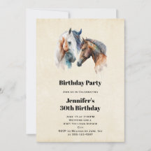 Schöner Western Boho Style Geburtstag