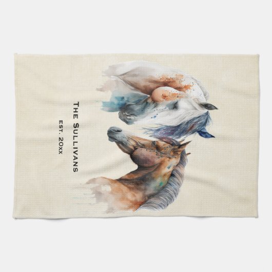 Schöner Western Boho Style Geschirrtuch (Horizontal)