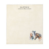 Schöner Western Boho Style Notizblock (Vorderseite)