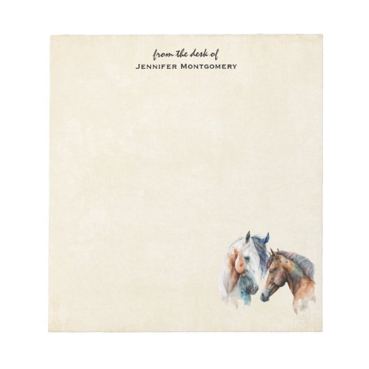 Schöner Western Boho Style Notizblock (Vorderseite)