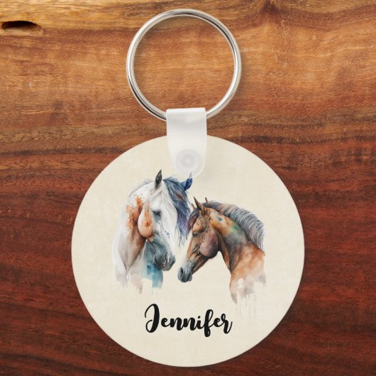 Schöner Western Boho Style Schlüsselanhänger (Rückseite)