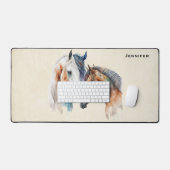 Schöner Western Boho Style Schreibtischunterlage (Tastatur & Maus)