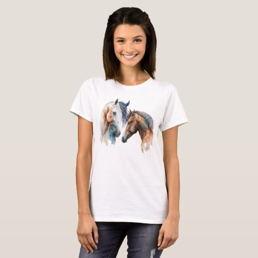 Schöner Western Boho Style T-Shirt (Vorne ganz)