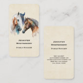 Schöner Western Boho Style Visitenkarte (Vorne/Hinten)