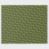 Schöner Western Tiger Frack Butterfly Geschenkpapier (Flach)