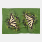 Schöner Western Tiger Frack Butterfly Handtuch (Horizontal)