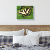 Schöner Western Tiger Frack Butterfly Leinwanddruck (Insitu (Schlafzimmer))