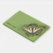 Schöner Western Tiger Frack Butterfly Post-it Klebezettel (angewinkelt)