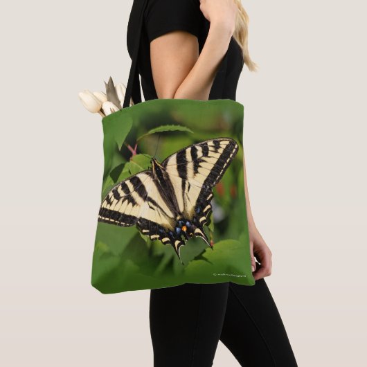 Schöner Western Tiger Frack Butterfly Tasche (Von Nahem)