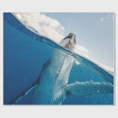 Schöner Whale Geschenkpapier (Flach)