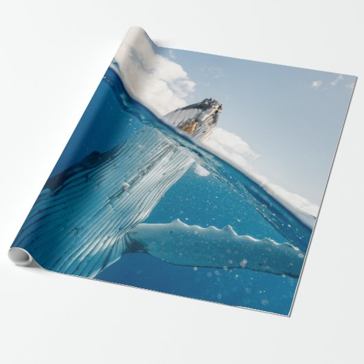 Schöner Whale Geschenkpapier (Ungerollt)