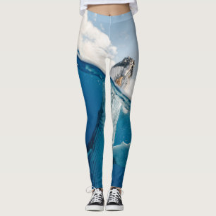 Schöner Whale Leggings