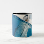 Schöner Whale Zweifarbige Tasse (Mittel)
