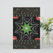 Schöner Whirlpool-Hintergrund Druckvektor Briefpapier (Stehend Vorderseite)