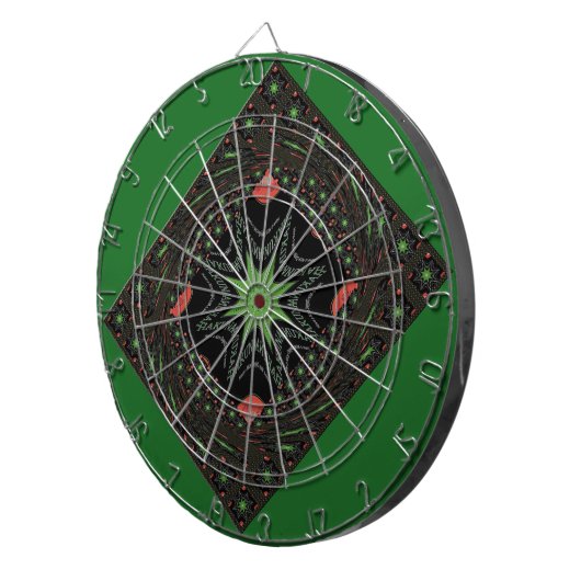 Schöner Whirlpool-Hintergrund Druckvektor Dartscheibe (Vorderseite rechts)