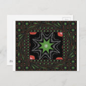 Schöner Whirlpool-Hintergrund Druckvektor Postkarte (Vorne/Hinten)