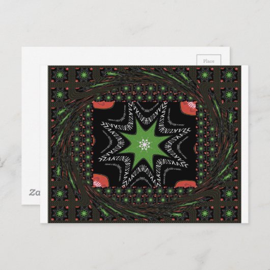 Schöner Whirlpool-Hintergrund Druckvektor Postkarte (Vorne/Hinten)