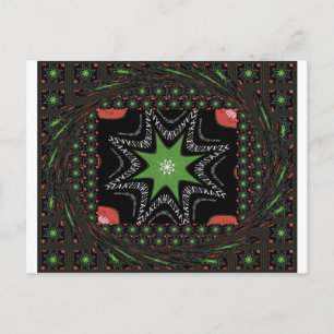 Schöner Whirlpool-Hintergrund Druckvektor Postkarte