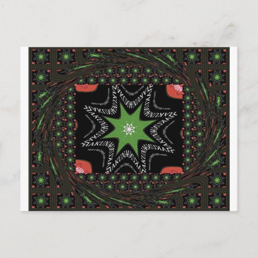 Schöner Whirlpool-Hintergrund Druckvektor Postkarte (Vorderseite)