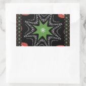 Schöner Whirlpool-Hintergrund Druckvektor Rechteckiger Aufkleber (Tasche)