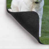 Schöner White Labrador 2025 Dog Calendar Mousepad (Ecke)