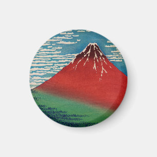 Schöner Wind, klare Morgen Vintage-Japanische Kuns Magnet