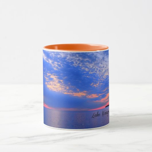 Schöner Winnipeg-See Tasse (Zentrum)