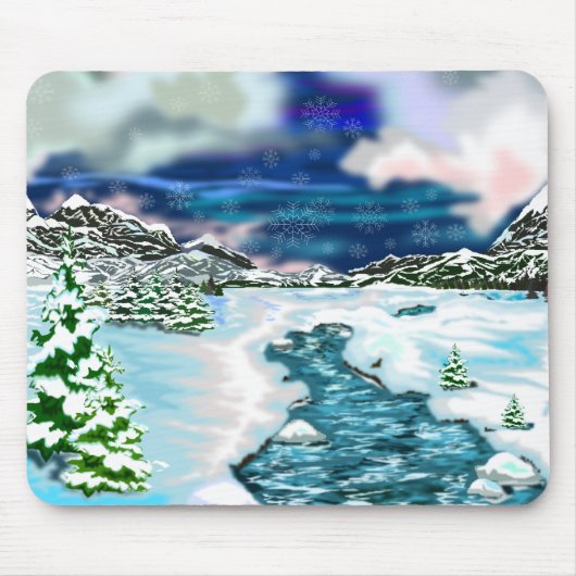 Schöner Winter Mousepad (Vorne)