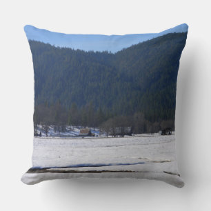 Schöner winterlicher Tag.. Kissen