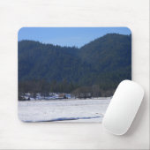 Schöner winterlicher Tag.. Mousepad (Mit Mouse)