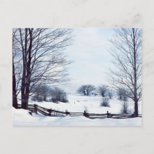 Schöner Wintertag Postkarte