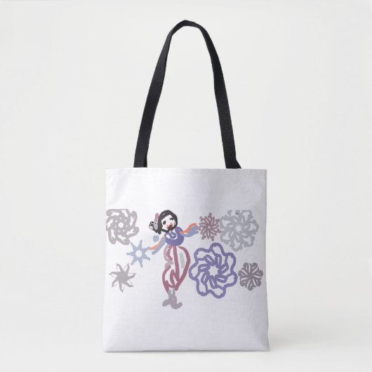 Schöner Wintertanz Tasche (Vorderseite)