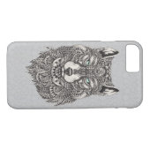 Schöner Wolf, Abstrakte Illustration Case-Mate iPhone Hülle (Rückseite (Horizontal))