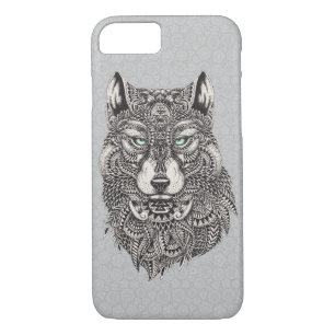 Schöner Wolf, Abstrakte Illustration iPhone 8/7 Hülle