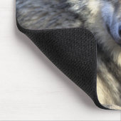 Schöner Wolf Mousepad (Ecke)