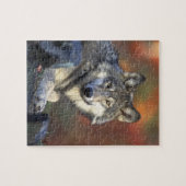 Schöner Wolf Puzzle (Horizontal)