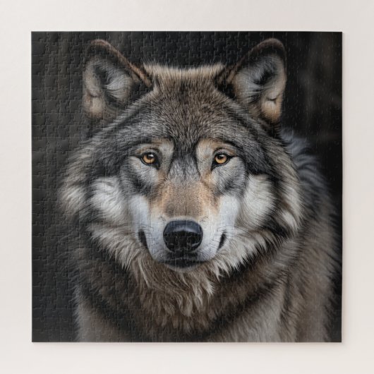 Schöner Wolf Puzzle (Vertikal)
