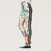 Schöner Workout-Text l Niedliches Blumenmoor Leggings (Links)