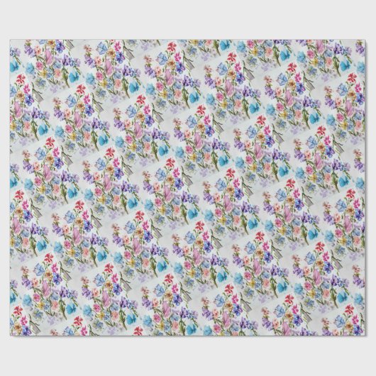 SCHÖNER WUNDERSCHÖNER BLUMENGARTEN GESCHENKPAPIER (Flach)