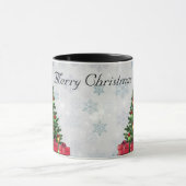 Schöner, wunderschöner, Funkelnd Pinienwald Tasse (Zentrum)