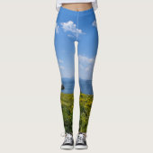 Schöner Yellowstone See Leggings (Vorderseite)