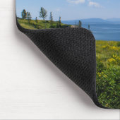 Schöner Yellowstone-See Mousepad (Ecke)