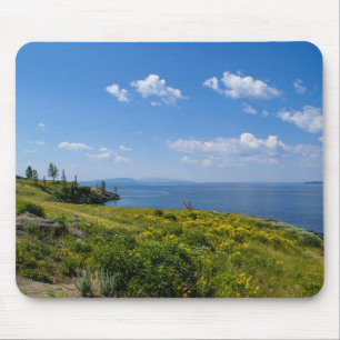 Schöner Yellowstone-See Mousepad